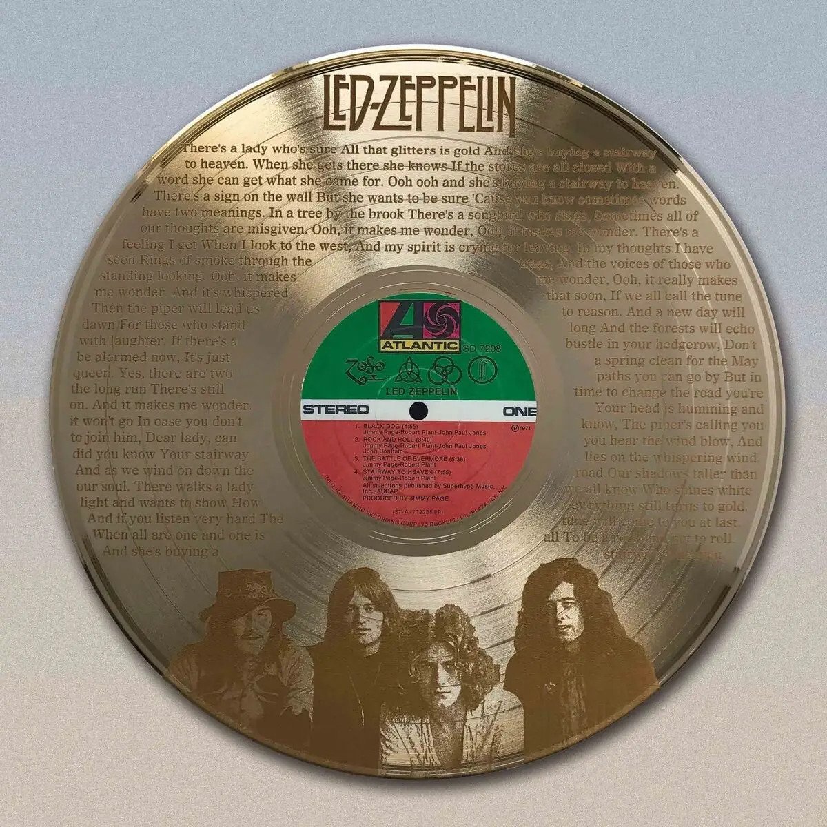 Led Zeppelin - Stairway to Heaven Gold Album — Knick Nash